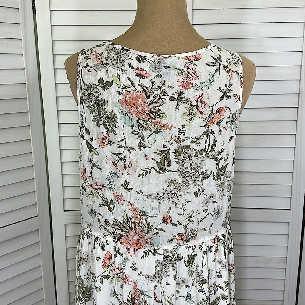 Frye Midi Dress Size Large Prairie Cottagecore Pockets NWOT - Picture 11 of 16